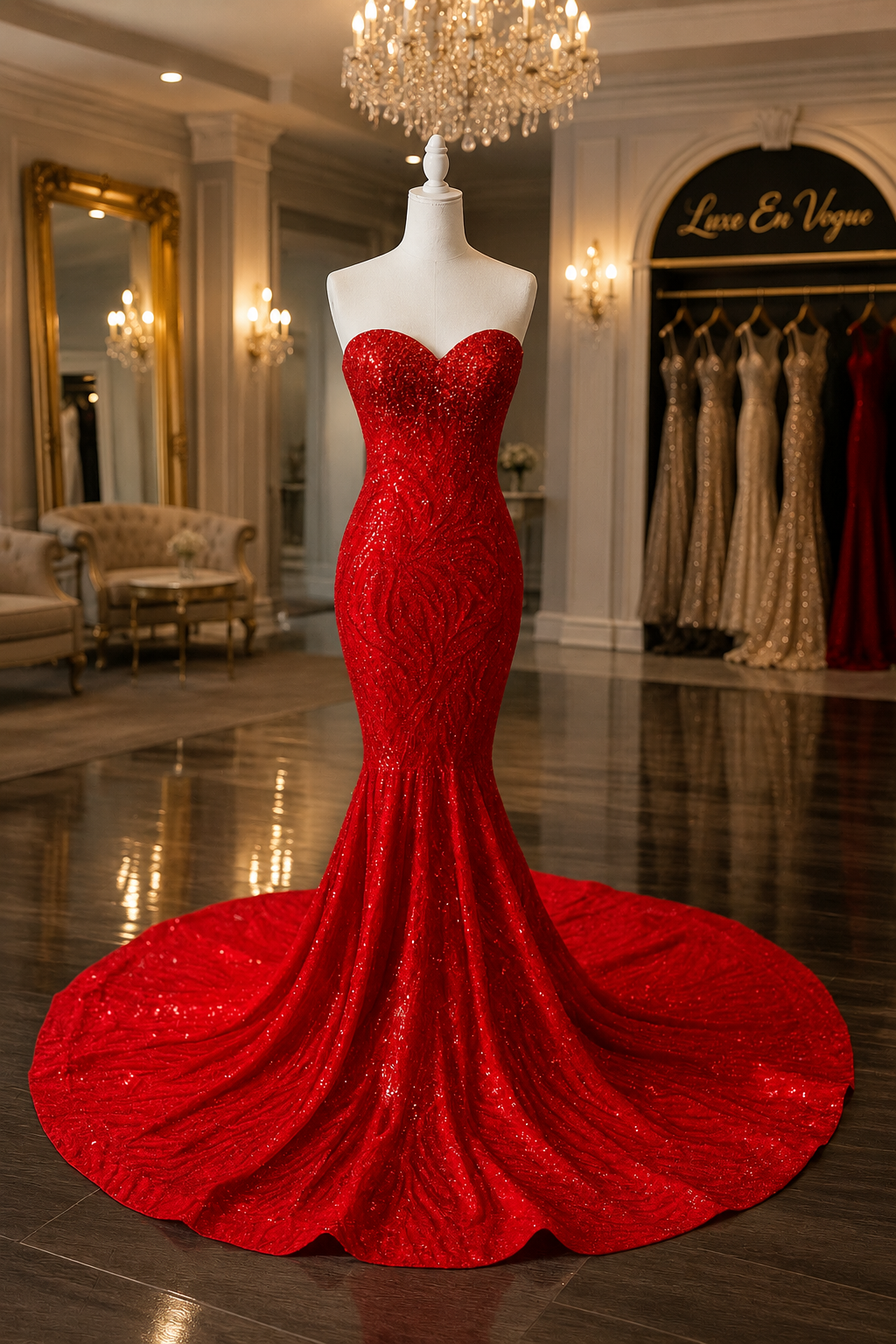 Strapless Mermaid Dress